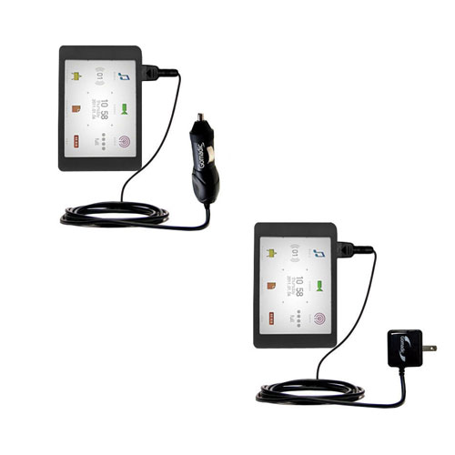Car & Home Charger Kit compatible with the Cowon C2