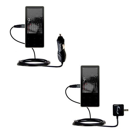 Car & Home Charger Kit compatible with the Cowon iAudio 10 / i10