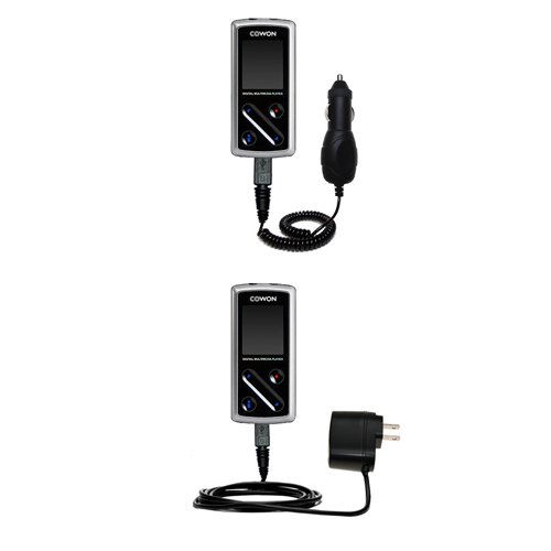 Car & Home Charger Kit compatible with the Cowon iAudio 6