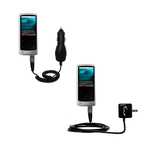 Car & Home Charger Kit compatible with the Cowon iAudio 9