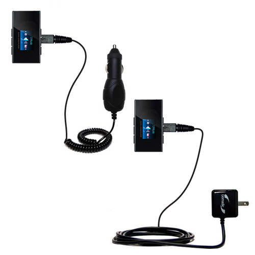 Car & Home Charger Kit compatible with the Cowon iAudio T2