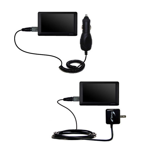 Car & Home Charger Kit compatible with the Cowon O2PMP Flash