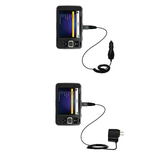 Car & Home Charger Kit compatible with the Creative Zen Vision