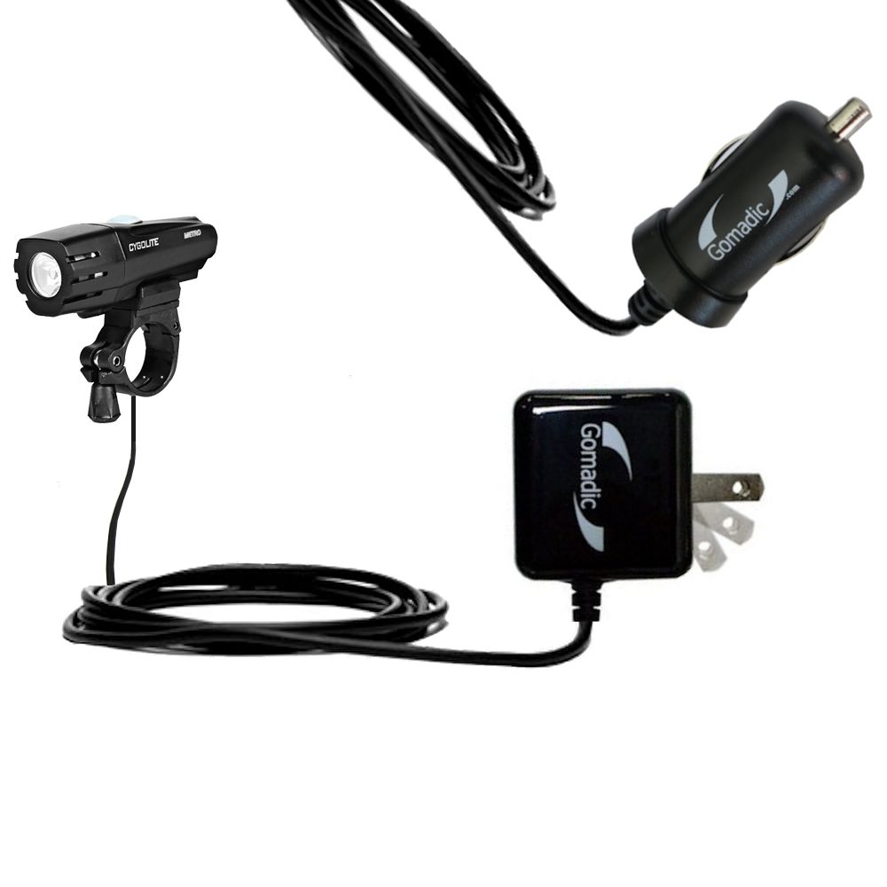 Car & Home Charger Kit compatible with the Cygolite Metro 420 / 500