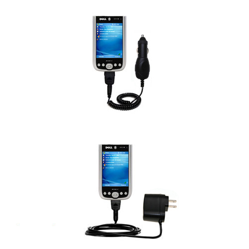 Car & Home Charger Kit compatible with the Dell Axim x51