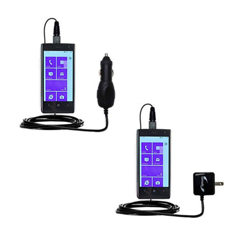Car & Home Charger Kit compatible with the Dell Venue Pro