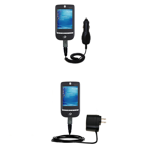 Car & Home Charger Kit compatible with the Dopod P100