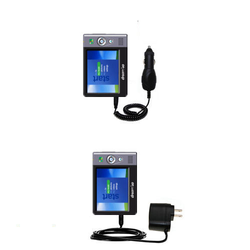 Car & Home Charger Kit compatible with the Dream'eo Enza 20G Portable Media Player