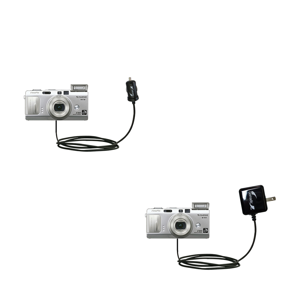 Car & Home Charger Kit compatible with the Fujifilm FinePix F810