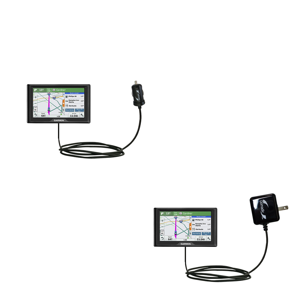 Car & Home Charger Kit compatible with the Garmin Drive 50 / 50LMT