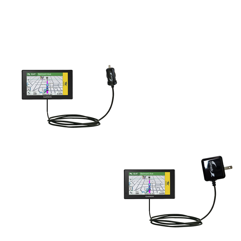 Car & Home Charger Kit compatible with the Garmin DriveAssist 50LMT