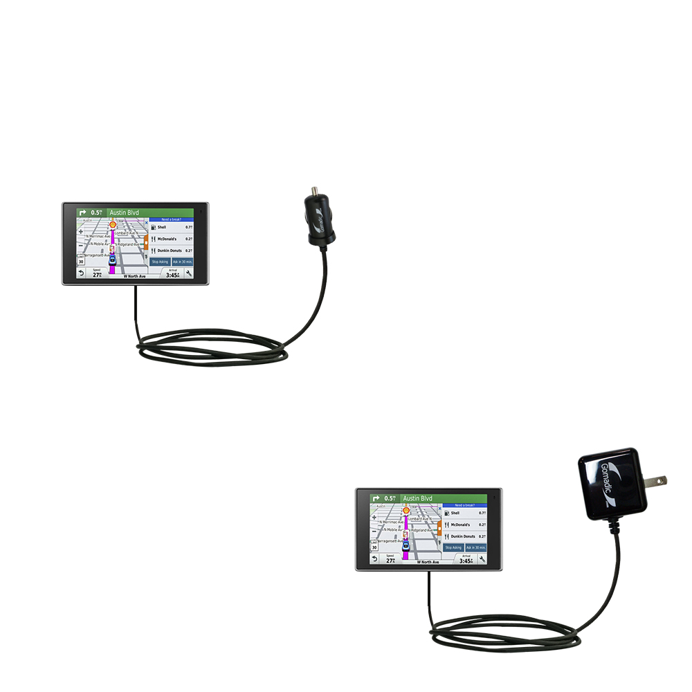 Car & Home Charger Kit compatible with the Garmin DriveSmart 50LMTHD