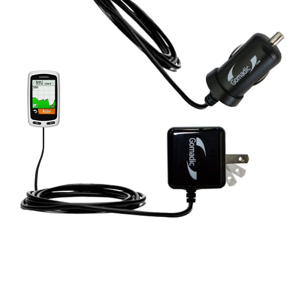 Car & Home Charger Kit compatible with the Garmin Edge 1000