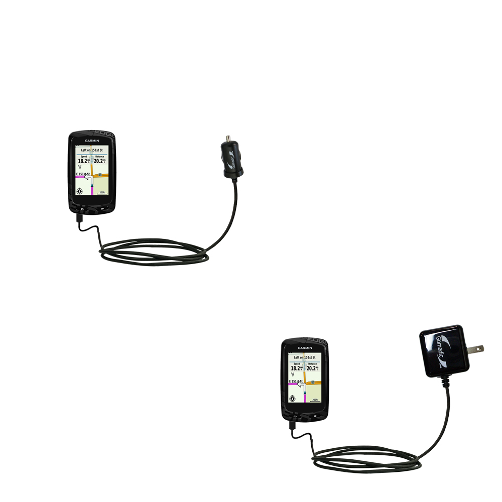 Car & Home Charger Kit compatible with the Garmin EDGE 810