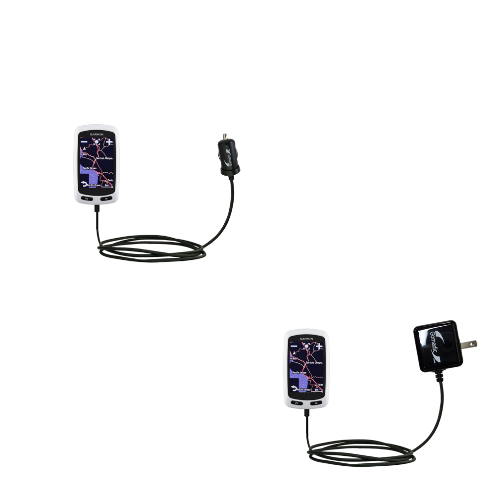 Car & Home Charger Kit compatible with the Garmin EDGE Touring Plus