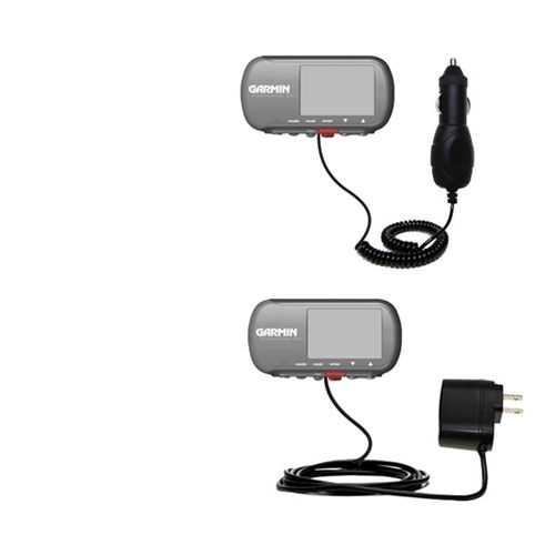 Car & Home Charger Kit compatible with the Garmin Forerunner 301