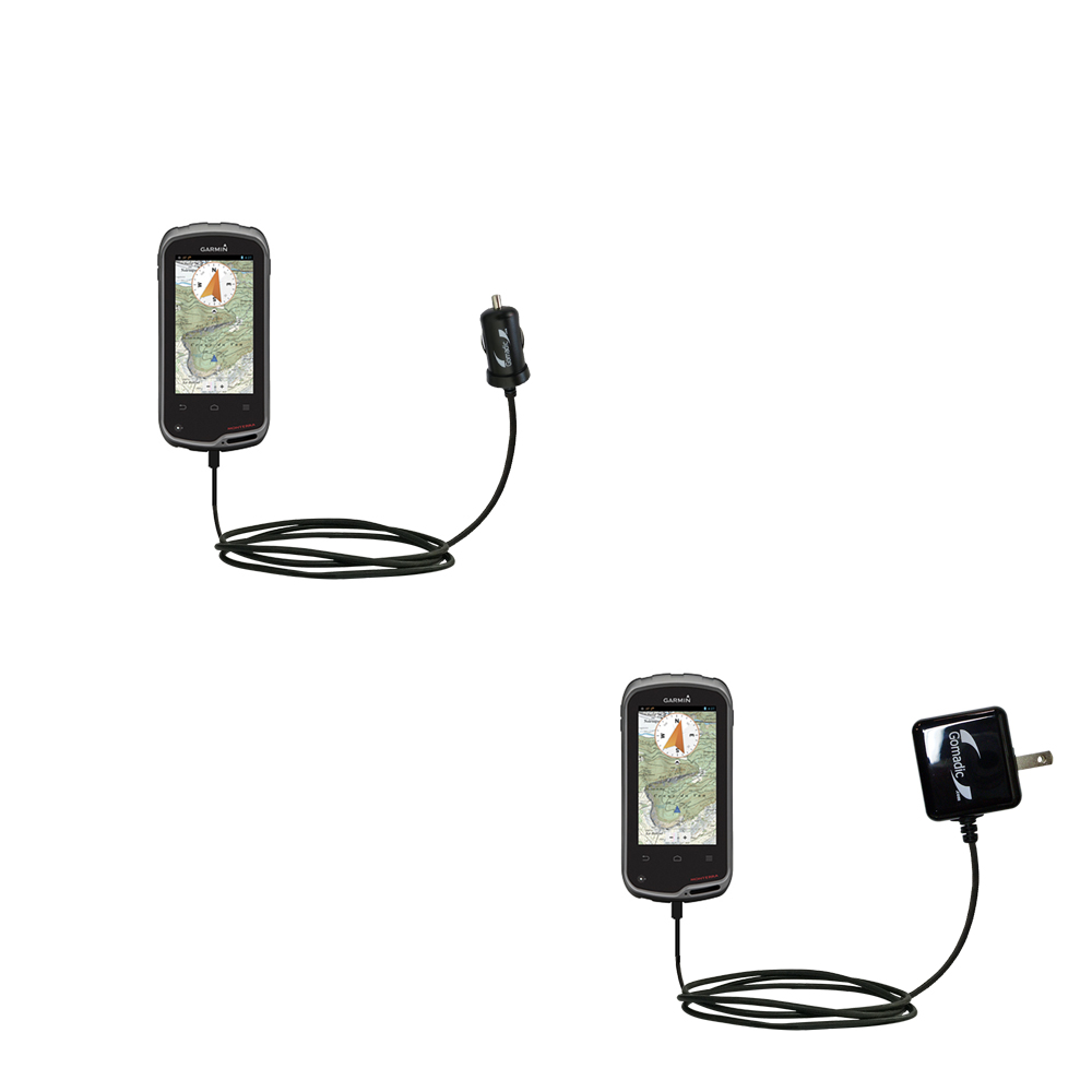 Car & Home Charger Kit compatible with the Garmin Monterra