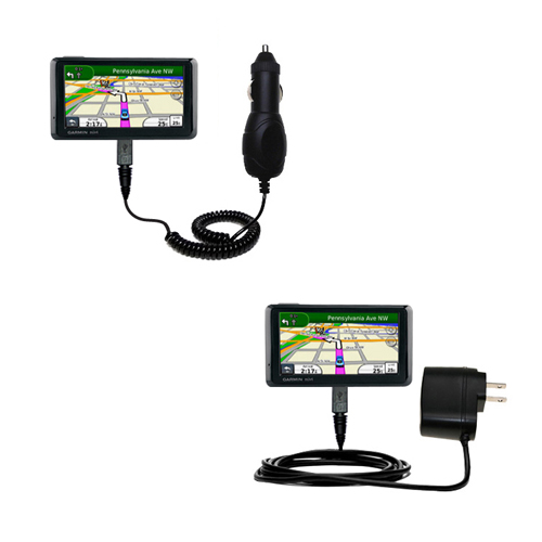 Car & Home Charger Kit compatible with the Garmin Nuvi 1390T