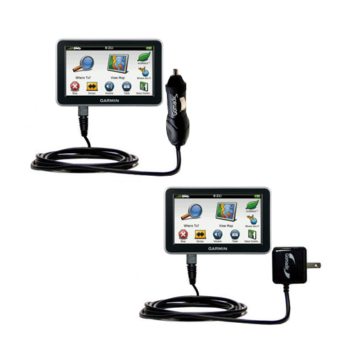 Car & Home Charger Kit compatible with the Garmin Nuvi 2460 2450