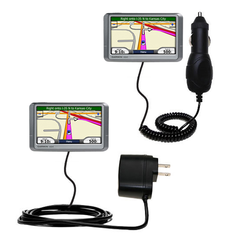 Car & Home Charger Kit compatible with the Garmin nuvi 250W