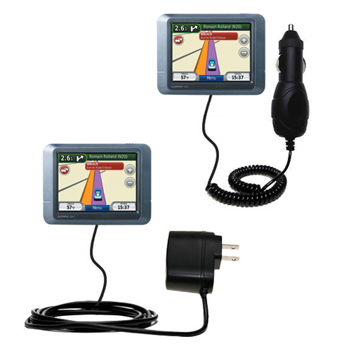 Car & Home Charger Kit compatible with the Garmin nuvi 255T