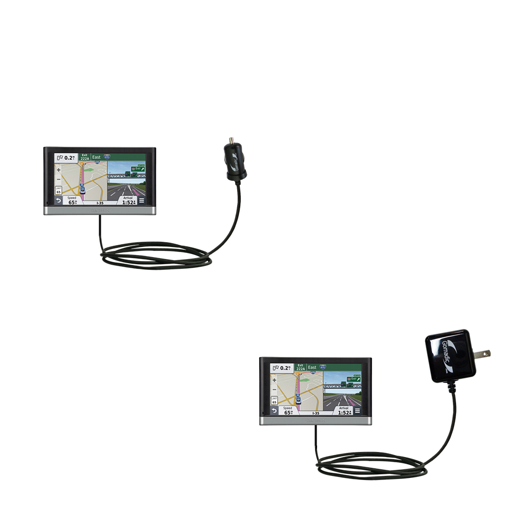Car & Home Charger Kit compatible with the Garmin nuvi 2757 / 2797 LMT