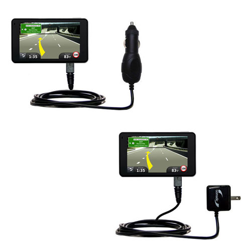 Car & Home Charger Kit compatible with the Garmin Nuvi 3790T 3790LMT