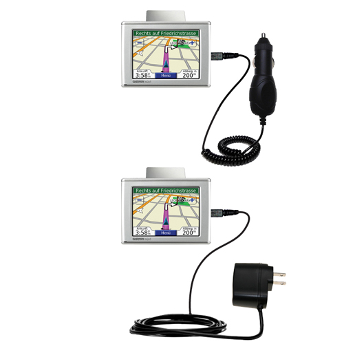 Car & Home Charger Kit compatible with the Garmin Nuvi 600 610