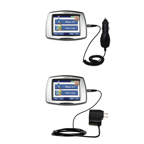 Car & Home Charger Kit compatible with the Garmin StreetPilot C550