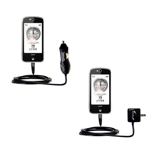 Car & Home Charger Kit compatible with the Gigabyte GSMART S1200 S1205