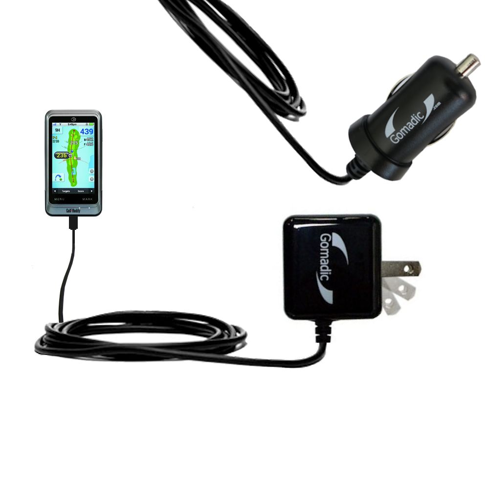 Car & Home Charger Kit compatible with the Golf Buddy PT4