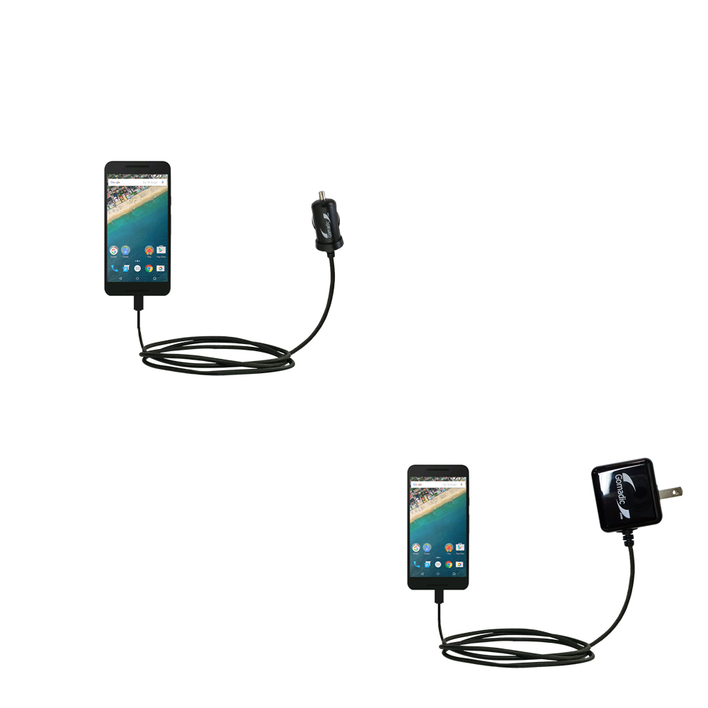 Car & Home Charger Kit compatible with the Google Nexus 5X