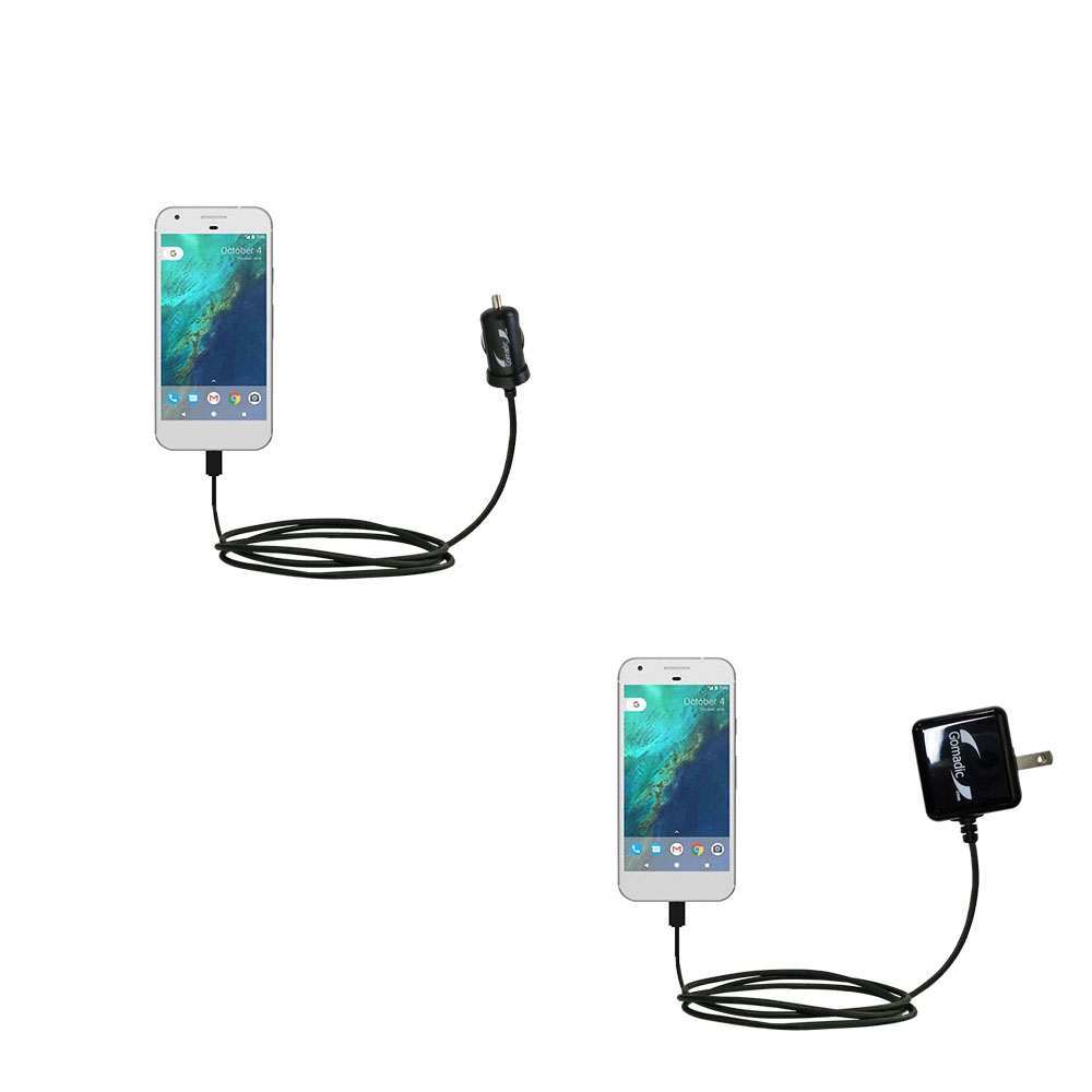 Car & Home Charger Kit compatible with the Google Pixel