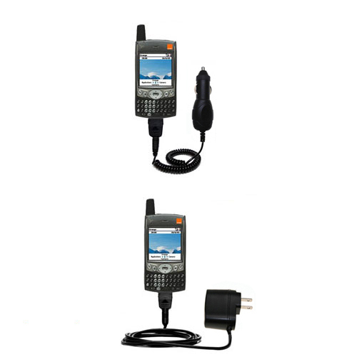 Car & Home Charger Kit compatible with the Handspring Treo 600