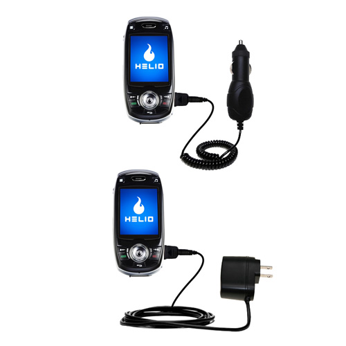 Car & Home Charger Kit compatible with the Helio HERO