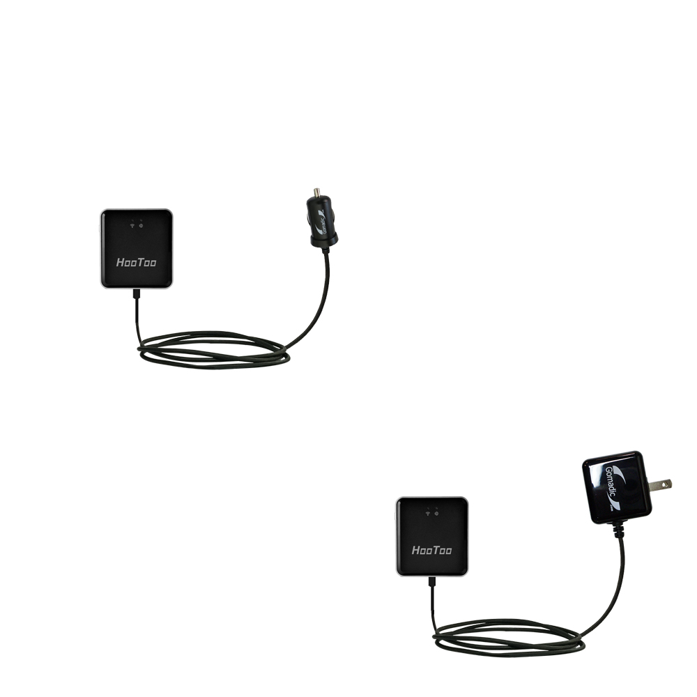 Car & Home Charger Kit compatible with the HooToo TripMate Nano