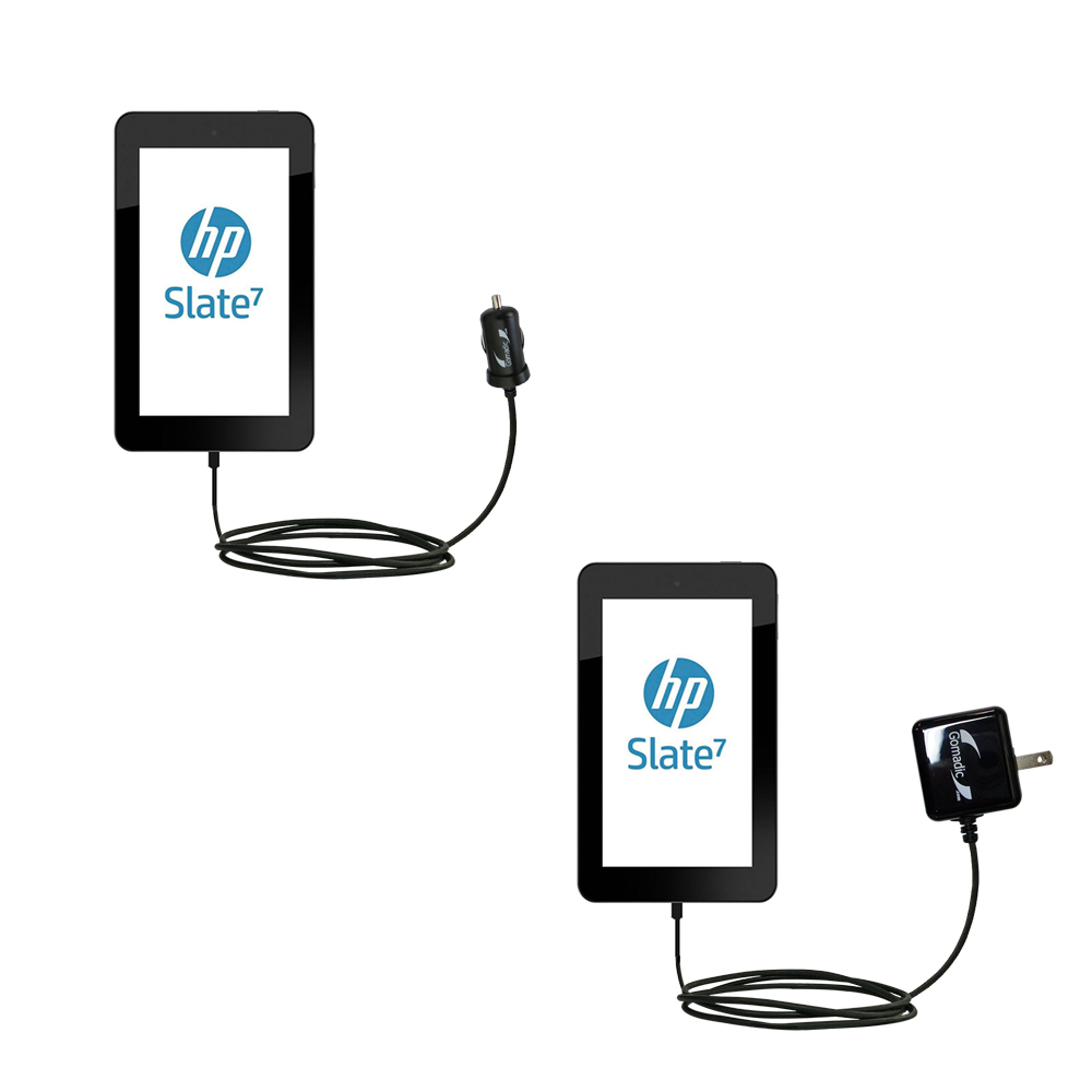 Car & Home Charger Kit compatible with the HP Slate 2800
