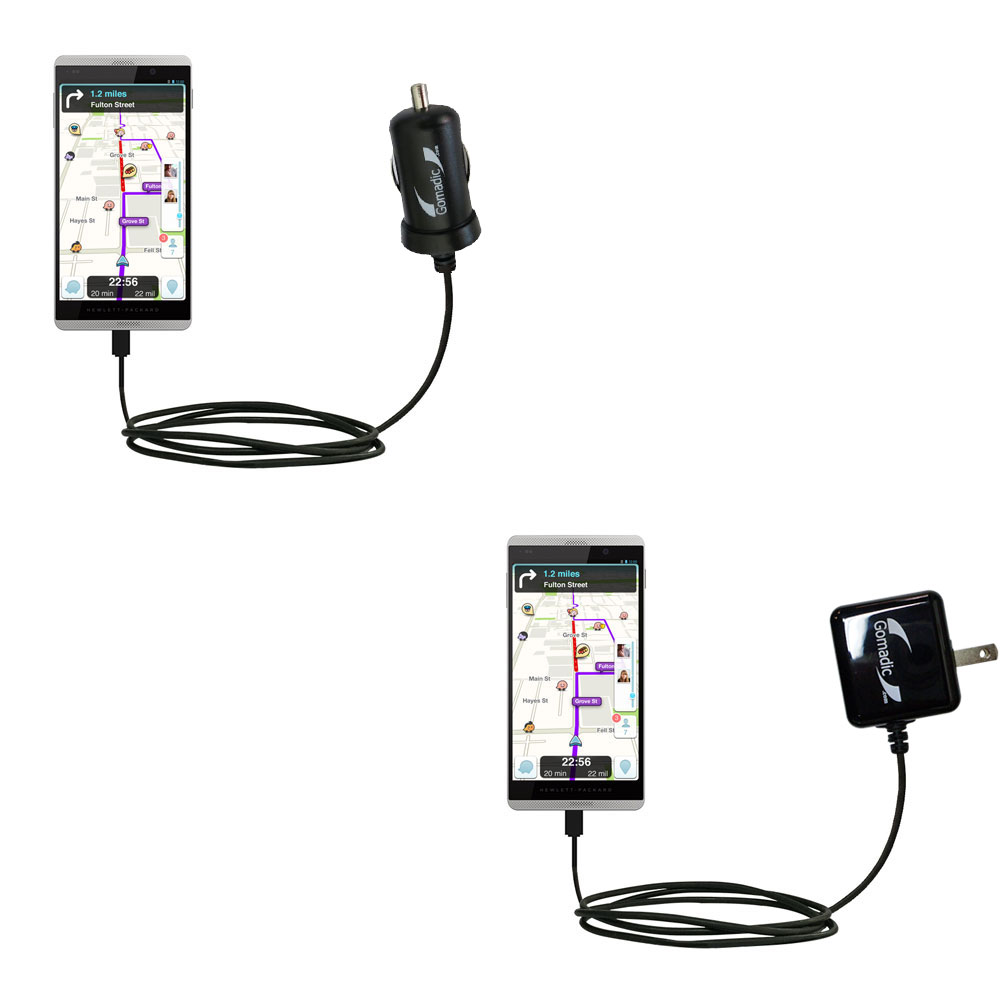 Car & Home Charger Kit compatible with the HP Slate 6 VoiceTab II