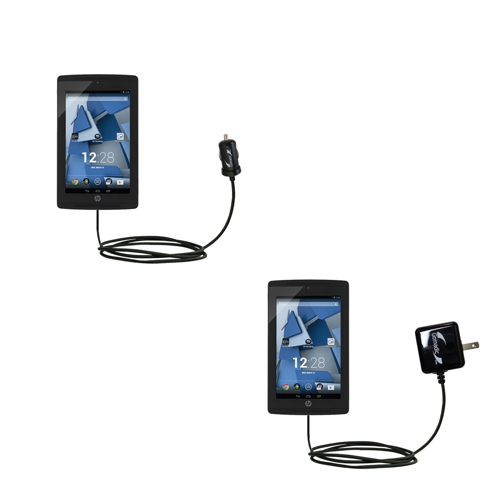 Car & Home Charger Kit compatible with the HP Slate 7 Extreme