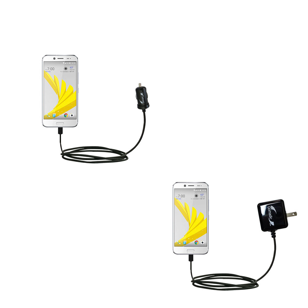 Car & Home Charger Kit compatible with the HTC Bolt