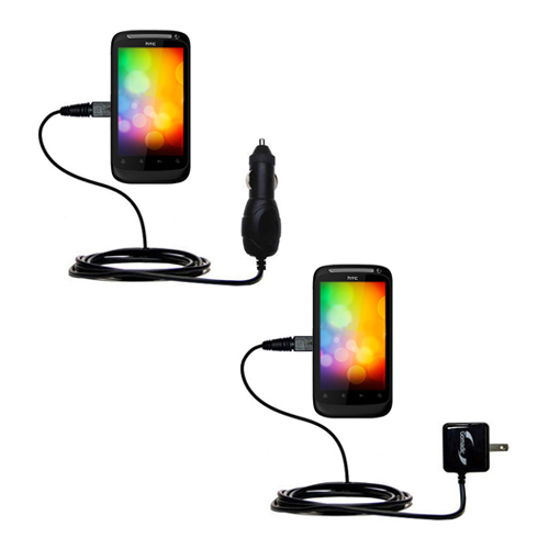 Car & Home Charger Kit compatible with the HTC Desire 2