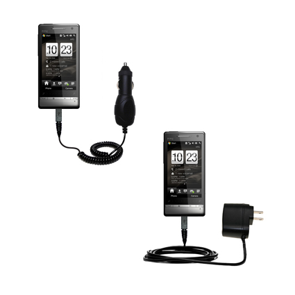 Car & Home Charger Kit compatible with the HTC Diamond II / Diamond2