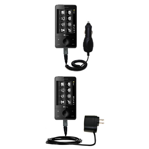 Car & Home Charger Kit compatible with the HTC Diamond Pro