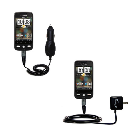 Car & Home Charger Kit compatible with the HTC Droid Eris