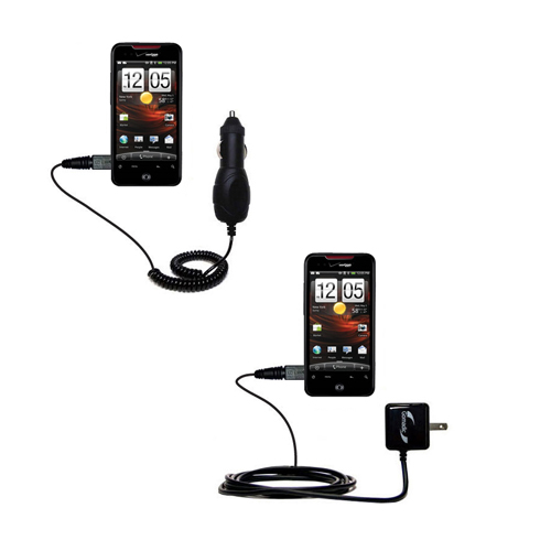 Car & Home Charger Kit compatible with the HTC DROID Incredible