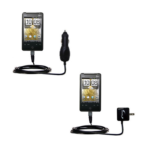 Car & Home Charger Kit compatible with the HTC Gratia
