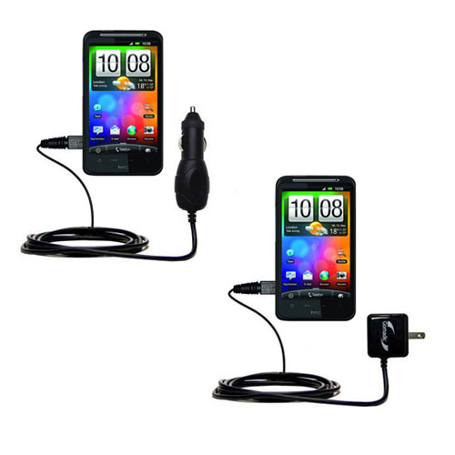 Car & Home Charger Kit compatible with the HTC Incredible HD
