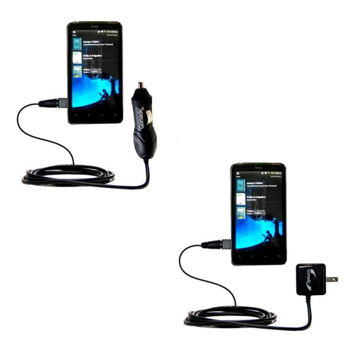 Car & Home Charger Kit compatible with the HTC Kingdom