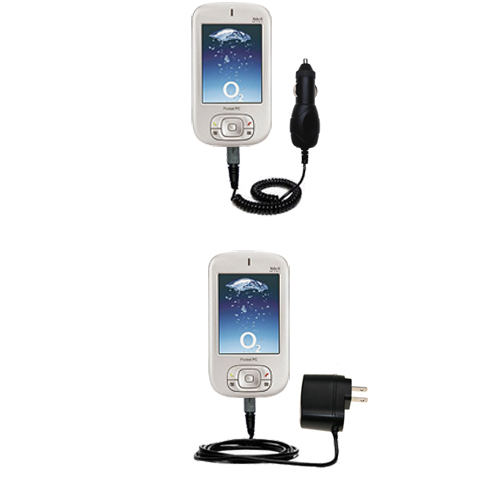 Car & Home Charger Kit compatible with the HTC Magician Smartphone