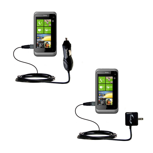 Car & Home Charger Kit compatible with the HTC Omega